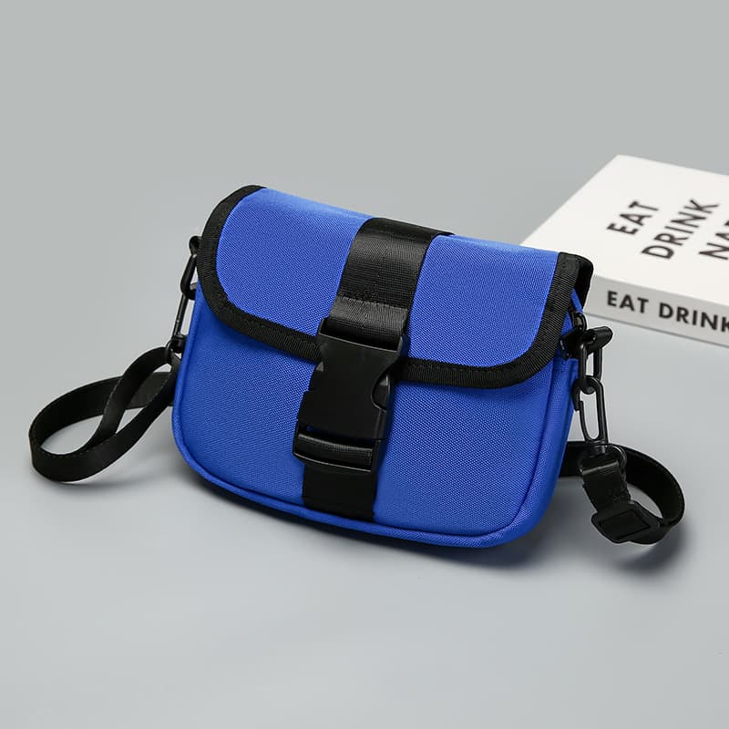 Wholesale Korean Style Personalized Small Square Bag New Hong Kong Style Couple Shoulder Bag, Fashionable Student Crossbody Bag
