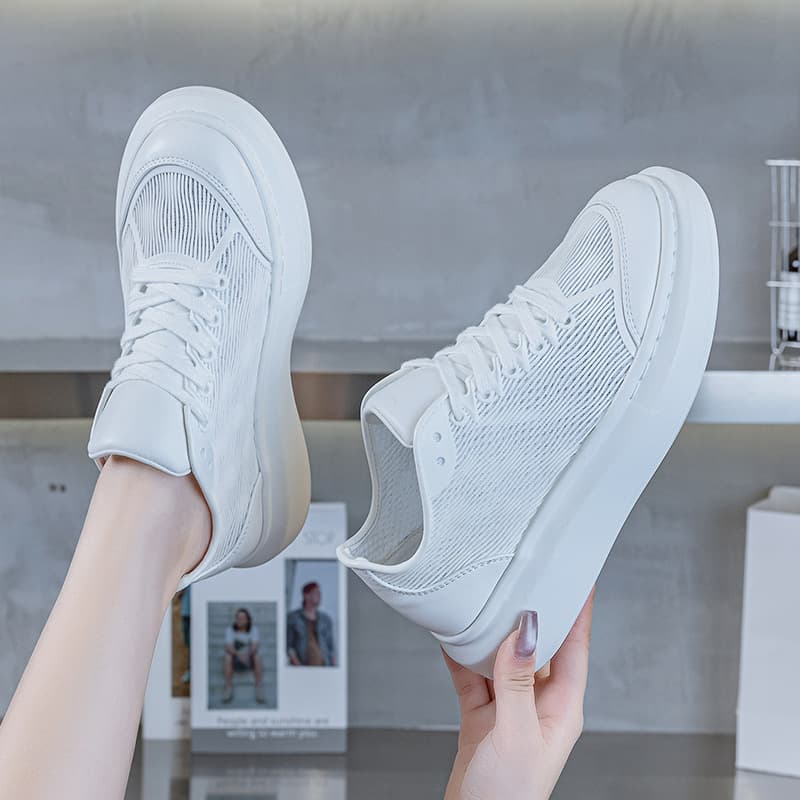 Women's Casual Canvas Shoes 2026 New Spring Summer Breathable Mesh Flat Sneakers