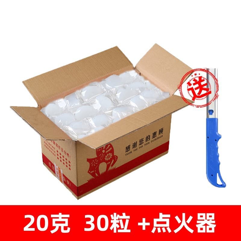 Commercial Ignition, Smokeless Dry Pot Fire Starter Blocks, Solid Alcohol Blocks, Long-Burning Fuel, Solid Alcohol Wax, Outdoor Burning