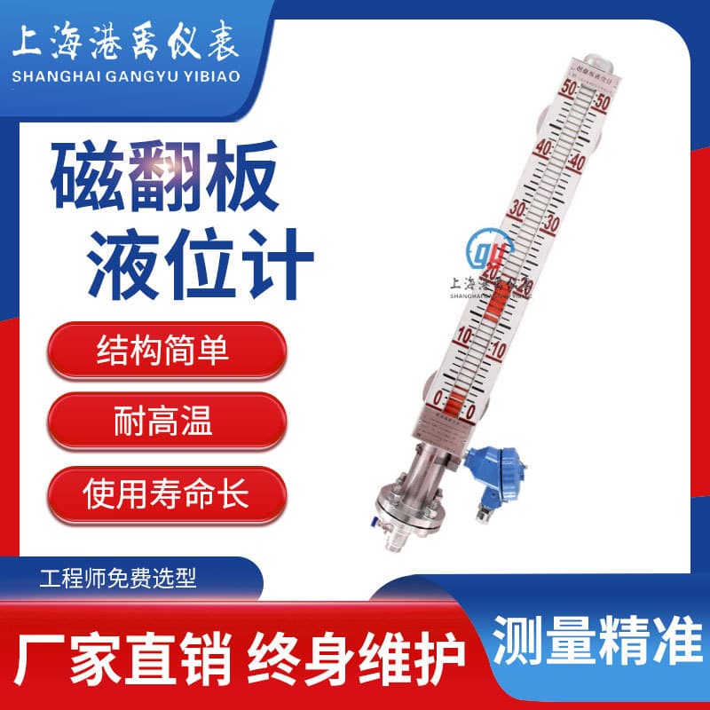 Top-Mount Magnetic Level Gauge with Display and Remote Transmission, Side-Mount Magnetic Float Type