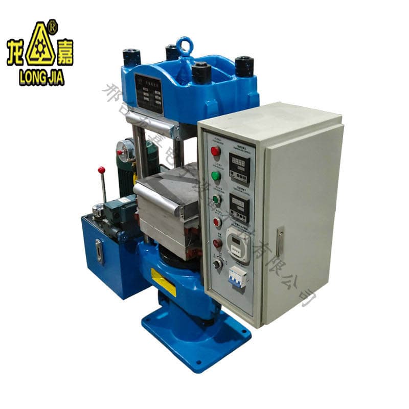 Longjia 25T Plate Vulcanizing Machine Wire and Cable Insulation Material Tensile Sample Pressing 25T Plate Vulcanization Tester