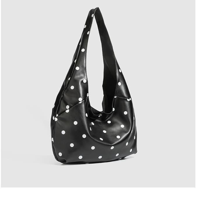 Korean style ins trend shoulder bag, large capacity, fashionable, simple and versatile shoulder bag, high-looking retro tote bag