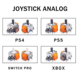 PS5 TMR Hall Effect Joystick for XBOXONE/PS4/Switch Controller, Electromagnetic Hall 3D Joystick
