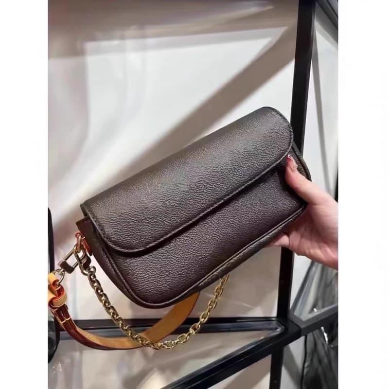 Women's Bag New Ivy Mahjong Bag WOC Chain Bag Monogram Fringe Bag Underarm Bag M81911
