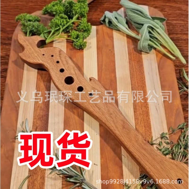 Cross-Border Amazon Creative and Fun 3-in-1 Kitchen Tool Wooden Three-In-One Kitchen Tool