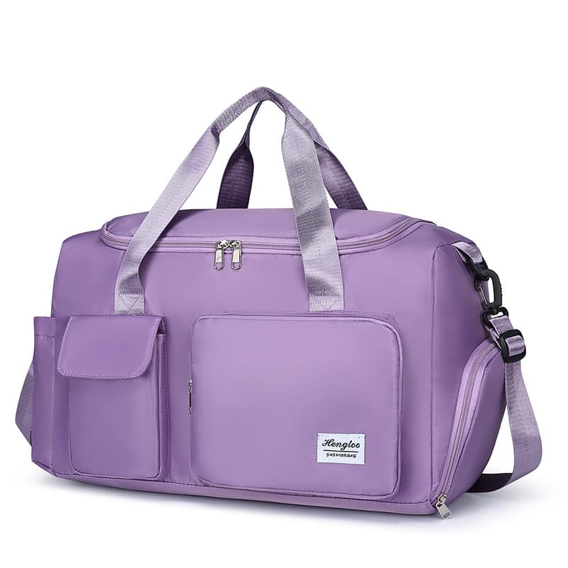 Hand-held travel bag, women's bag, large-capacity luggage storage bag, wet and dry separation maternity bag, multi-functional sports and fitness bag