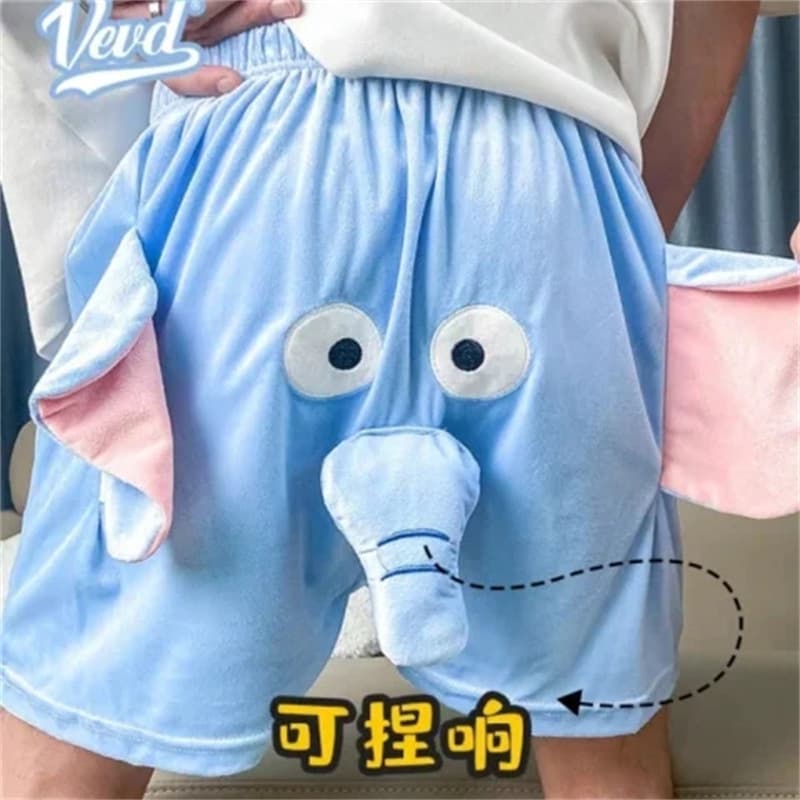New Style Nose Sleep Shorts Funny Men Women Couples Pig Pig Shorts Nose Squeaky Flying Dumbo Shorts