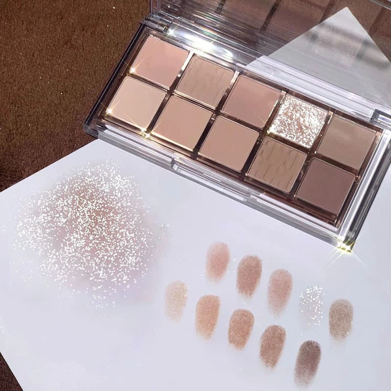 DIKALU Eyeshadow Palette: Love of Herbs 11 Autumn/Winter 13 New Arrivals 12 Dried Rose 09 Earth Matte Ten-Color Eyeshadow