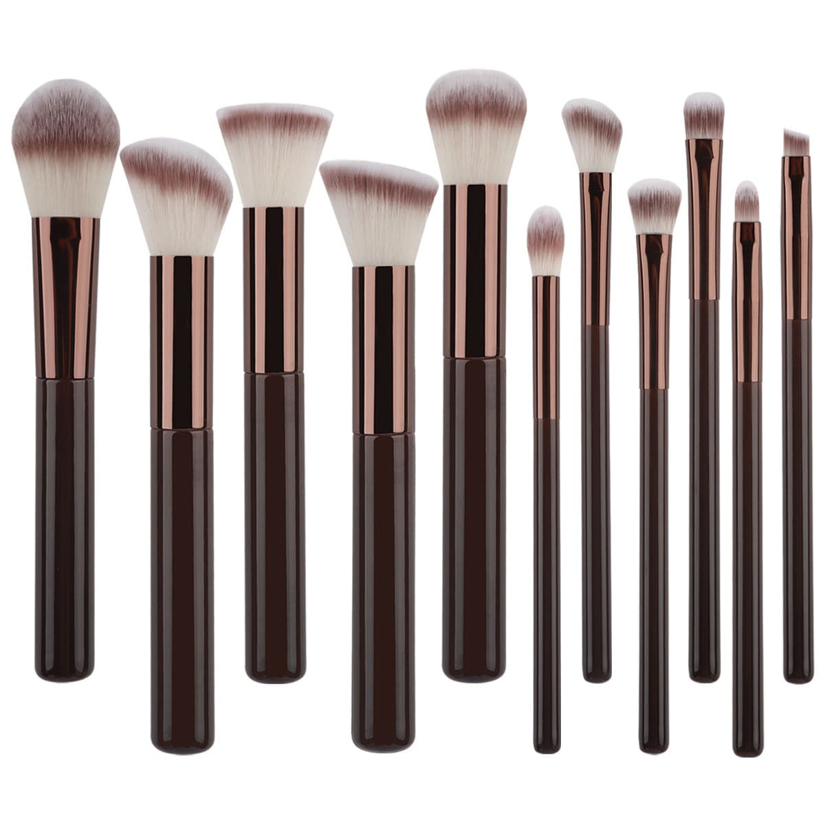 Gunmetal Powder Brush Cangzhou Makeup Brush 20-Piece Set with Brush Bag Blush Brush Powder Brush Eyebrow Brush Eyeshadow Brush Makeup