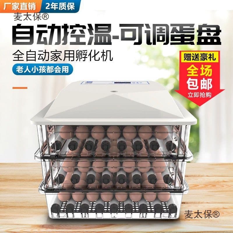 Yiwang Water Bed Incubator Home Use Small Fully Automatic Chicken Duck Goose Egg Incubator Smart Incubation