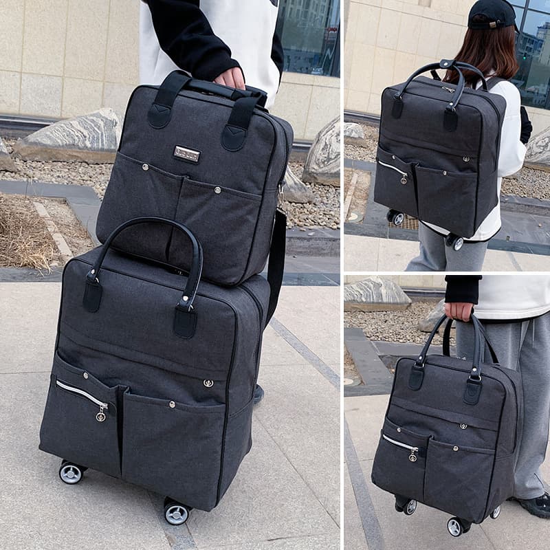 Short Trip Mother and Child Bag Luggage Bag Universal Wheel Carry-On Suitcase Trolley Bag Women Lightweight Travel Bag Business Trip Luggage