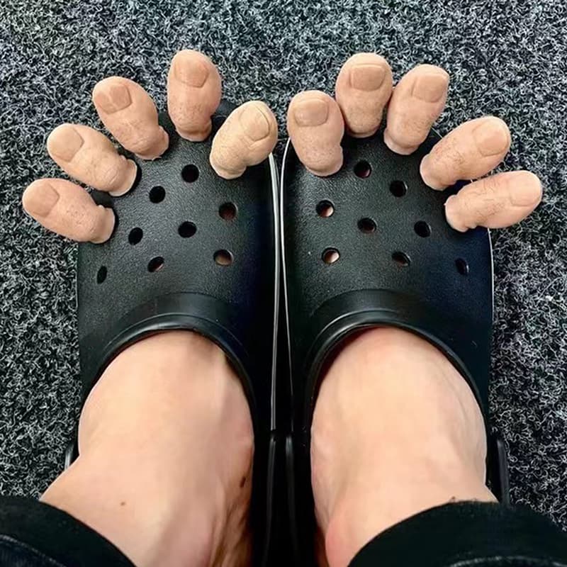 Big Toe Croc Charm - Funny Croc Shoe Decoration for Holey Shoes