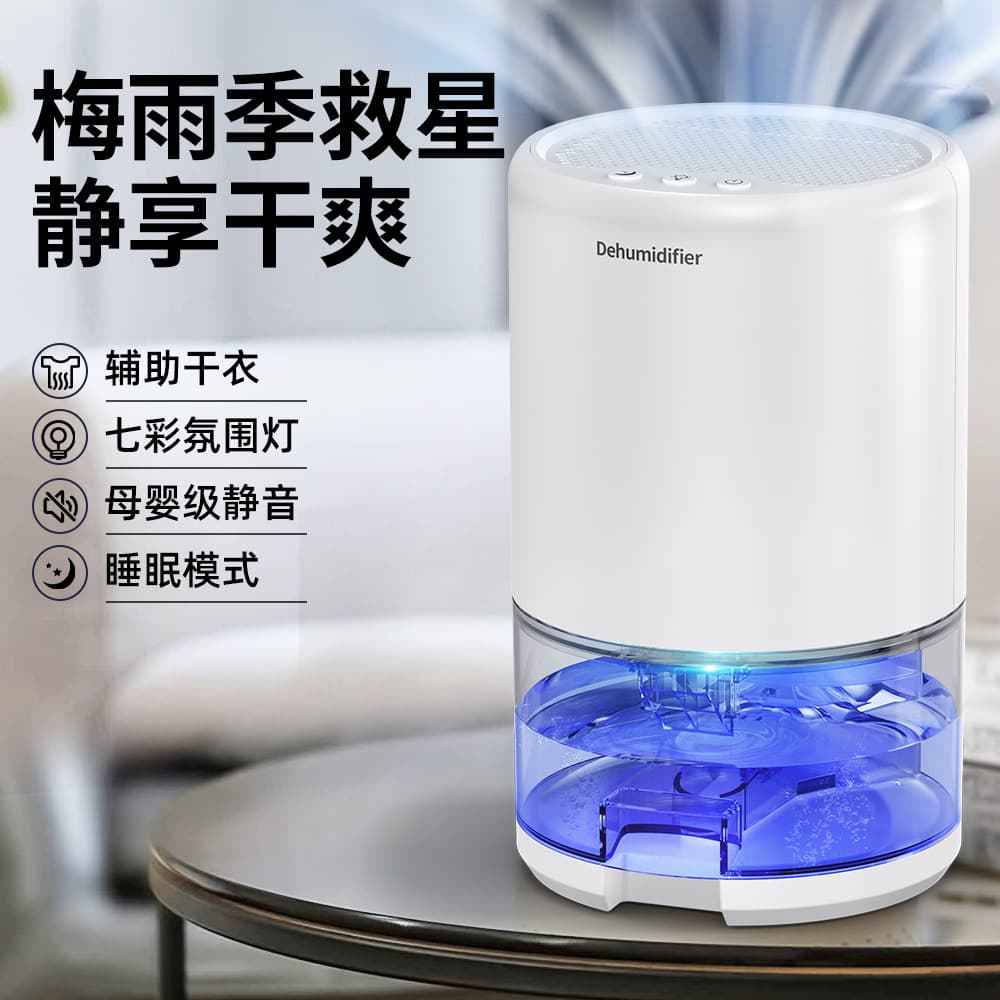 2025 new desktop dehumidifier for home, living room, humid season anti-dampness, small semiconductor unit