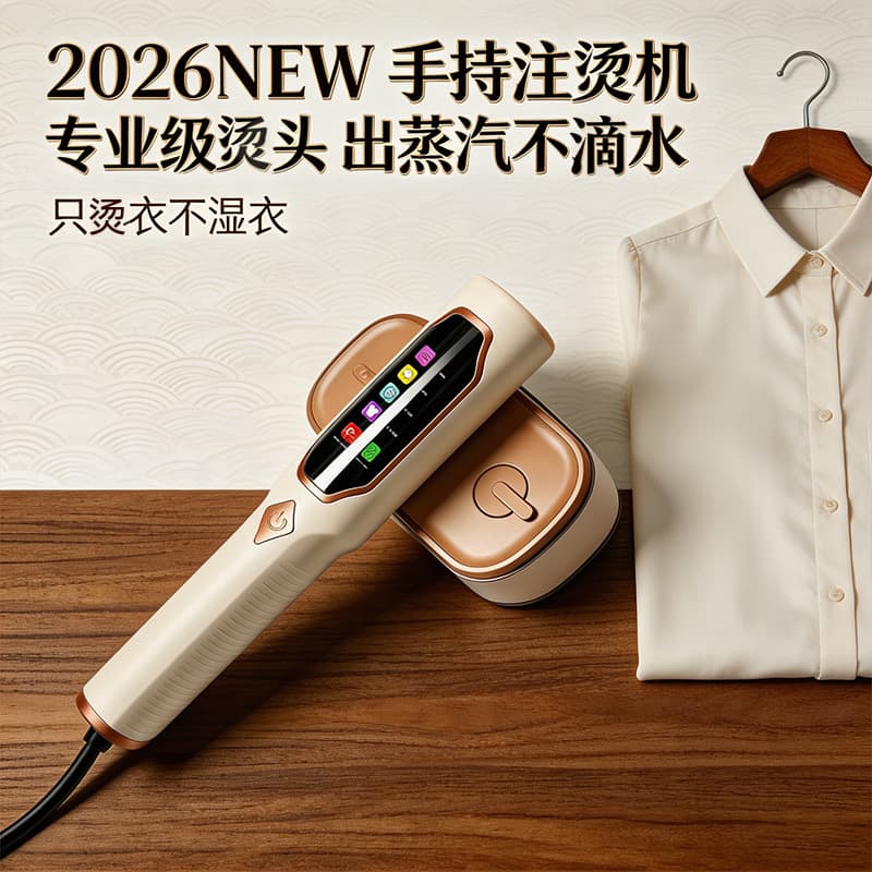 Cross-border handheld ironing machine, large steam electric iron, portable garment ironing machine, wet and dry small electric ironing machine