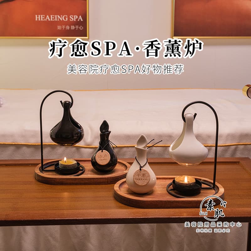 Black aromatherapy hanging burner, essential oil burner, home hotel healing candle aromatherapy lamp, beauty salon spa decoration, other