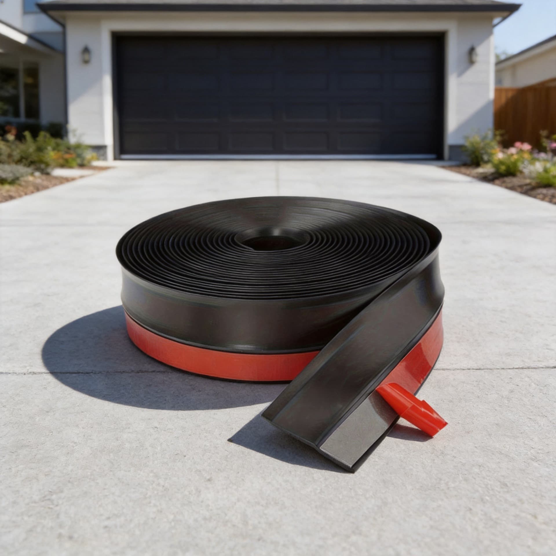 Cross-border garage door seals top and side seals rubber wind and weather strips self-adhesive rubber seals