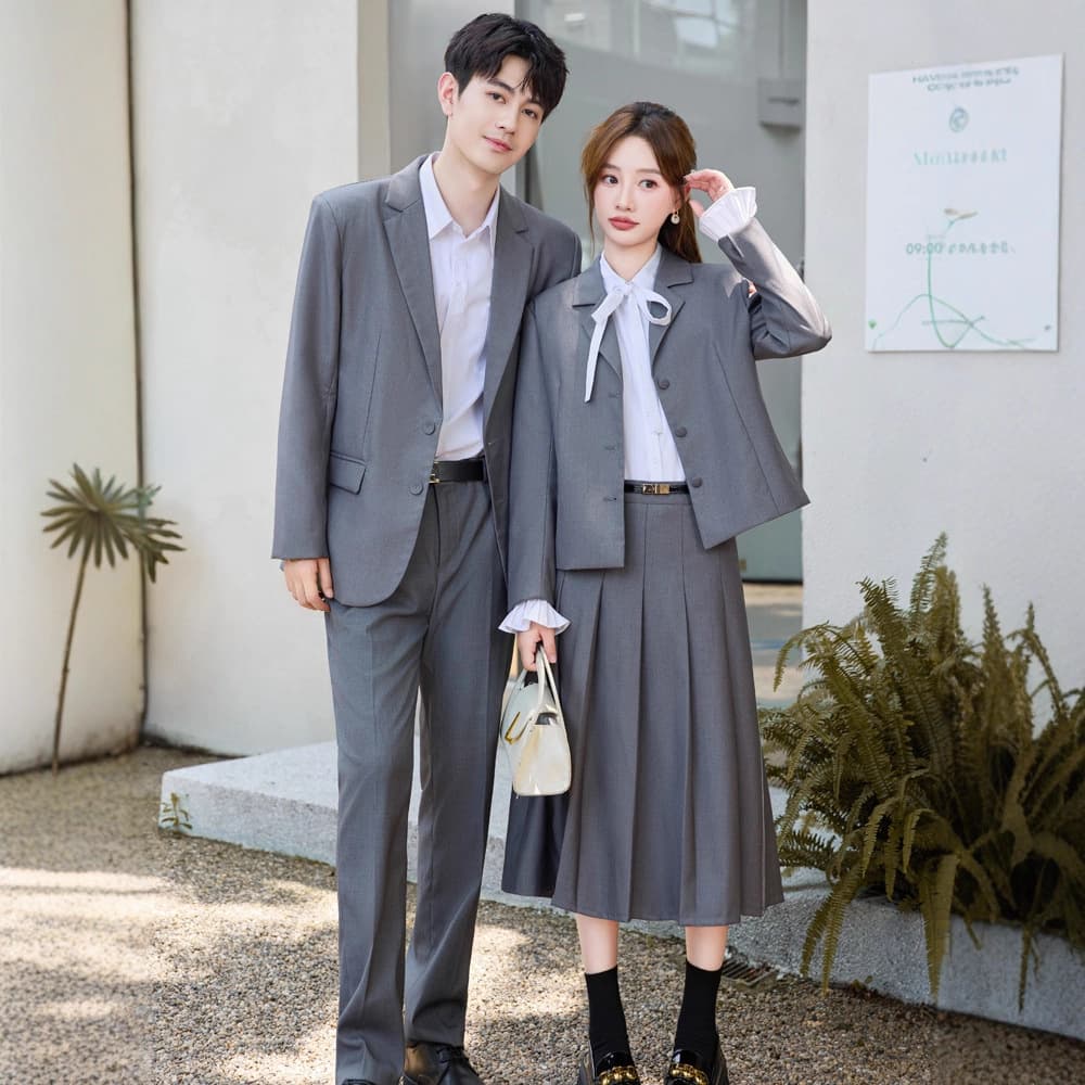 2025 Class Suit Blazer Student British Style Korean Graduation Season School Uniform Set JK Uniform Preschool Teacher Workwear