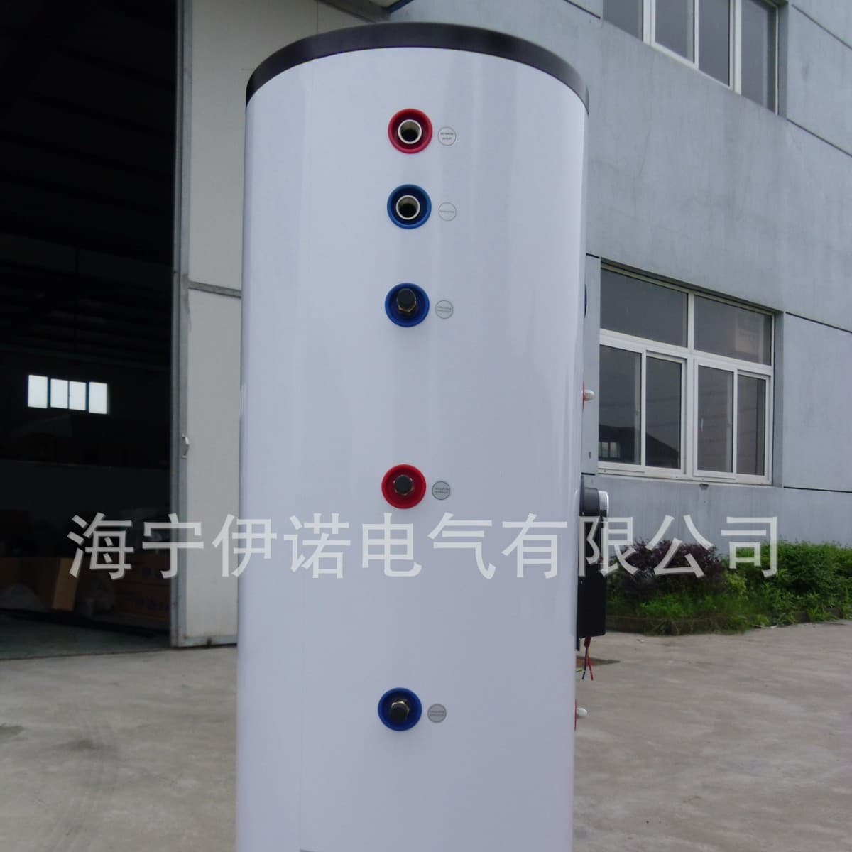 Domestic heating system, double-layer insulated stainless steel water tank for underfloor heating, compatible with boiler/wall-hung boiler.