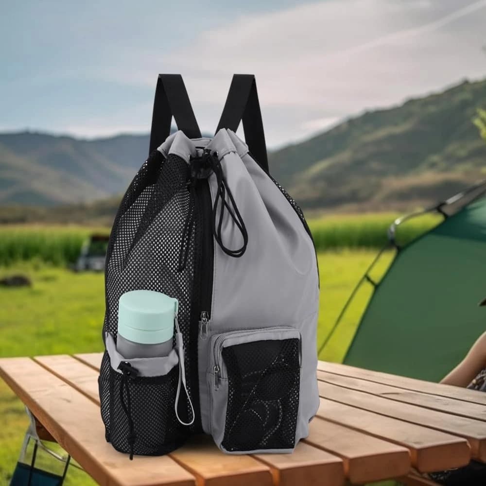 New swimming bag with drawstring, wet bag, beach bag, gym workout gear bag