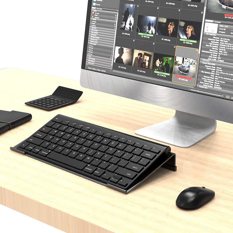 [Office Essential] Black Computer Keyboard Stand Typing Posture Improvement Anti-slip Elevation Ergonomic