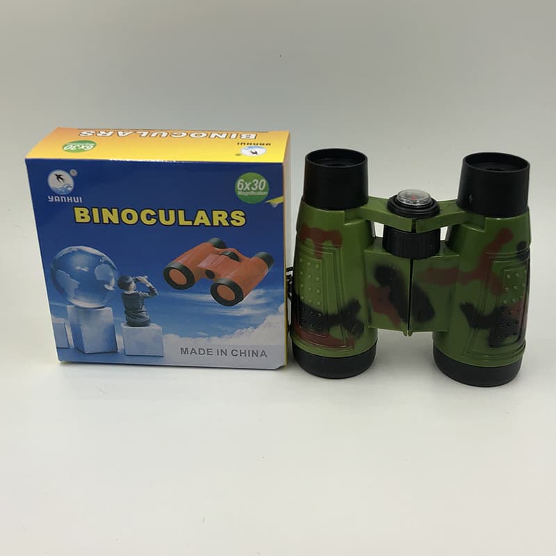 630 Camouflage Ribbon Compass Children's Stationery Kids Toy Binoculars Street Vendor Outdoor Viewing