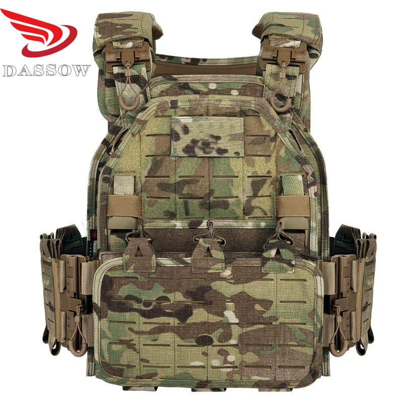 New Amazon 2024 hot model MOLLE tactical vest outdoor training vest 1000D waterproof and wear-resistant backpack