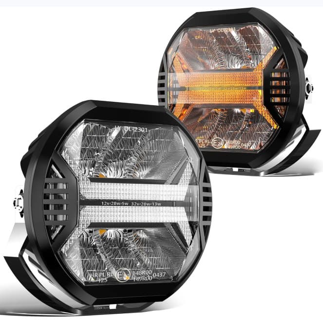 New LED Work Light Motorcycle Light ATV Off-Road Truck Modified Light Spot Light 4 inch 5.75 inch