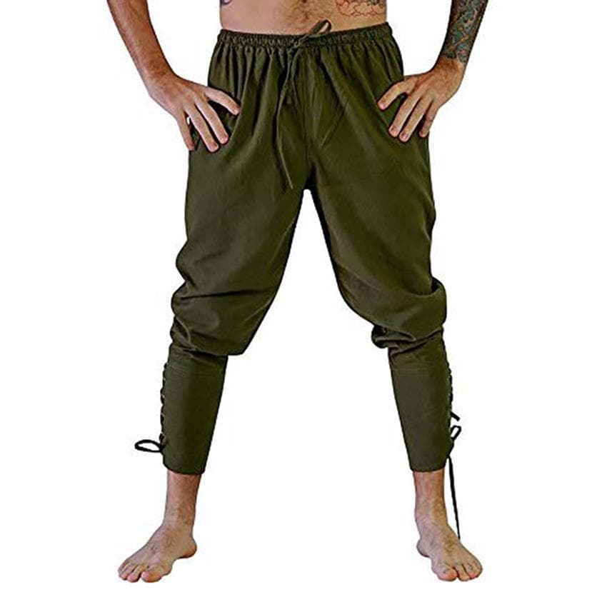 Men's Casual Pants New Arrival Amazon Casual Pants Summer Long Pants Ankle Strap Pants Medieval Pirate Ship Pants