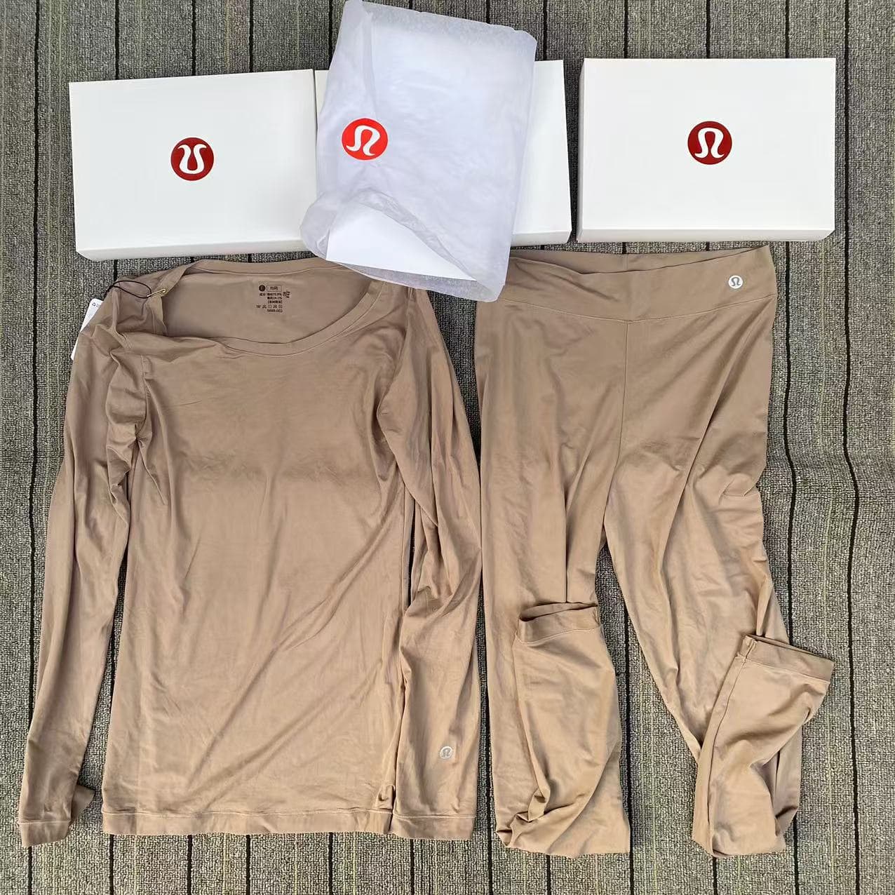 Lululemon Autumn/Winter Warm and Skin-Friendly Skin-Soothing Underwear - High-Efficiency Rebound and Comfortable Gift Set