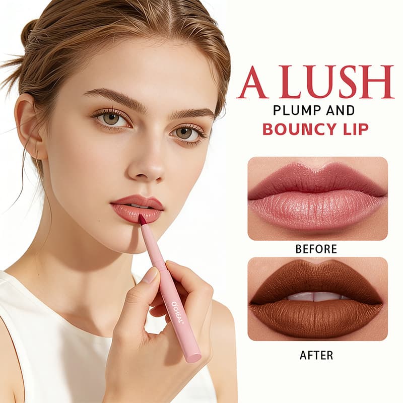 Cross-Border Exclusive Lip Liner Set for Defining Lip Shape, Matte Finish, Long-Lasting Color, Waterproof Concealer Pen