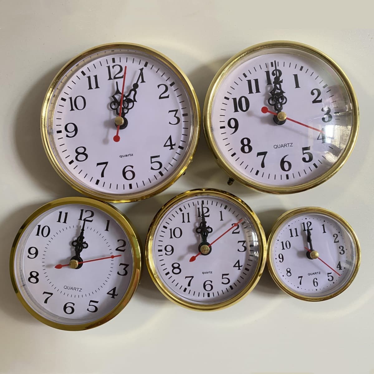 Clock crafts accessories bell gall retro furniture clock inlaid quartz clock movement replacement 60-110MM