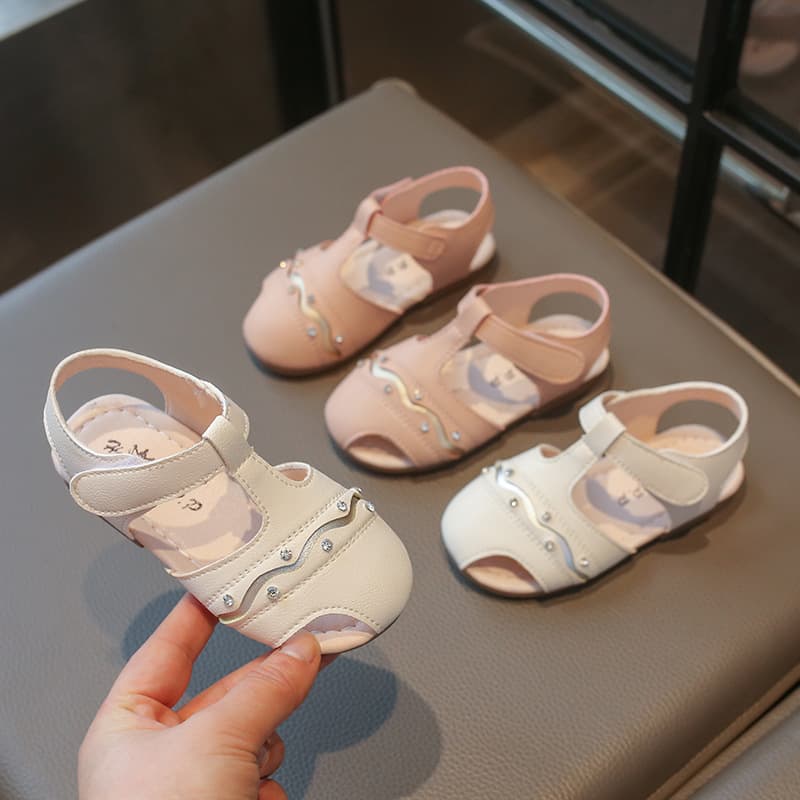Baby Shoes 2026 Spring Summer New Style Leather Shoes for Girls Soft Sole Toddler Shoes Princess Shoes Infant Shoes
