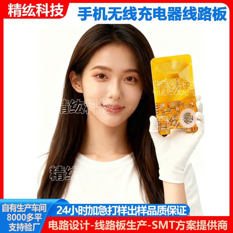 Mobile Phone Wireless Charger Circuit Board PCBA Custom Wireless Charging Coil FPC Board Turnkey Service