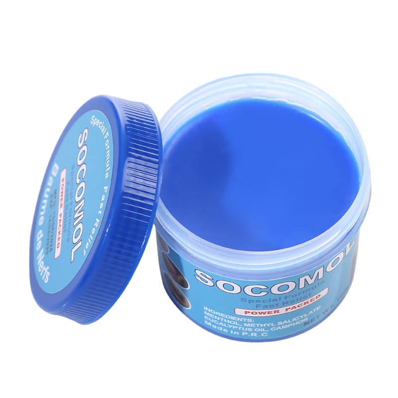 Cross-border Foreign Trade Hot Selling SOCOMOL Mint Balm Universal Balm Cooling Balm Mint Oil 60g Factory Wholesale