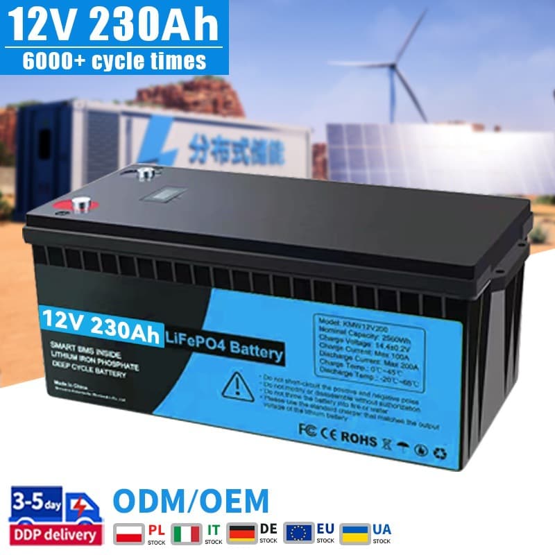 12V 230AH Lithium Battery Pack 24V 36V 48V 100AH 200AH 300AH
