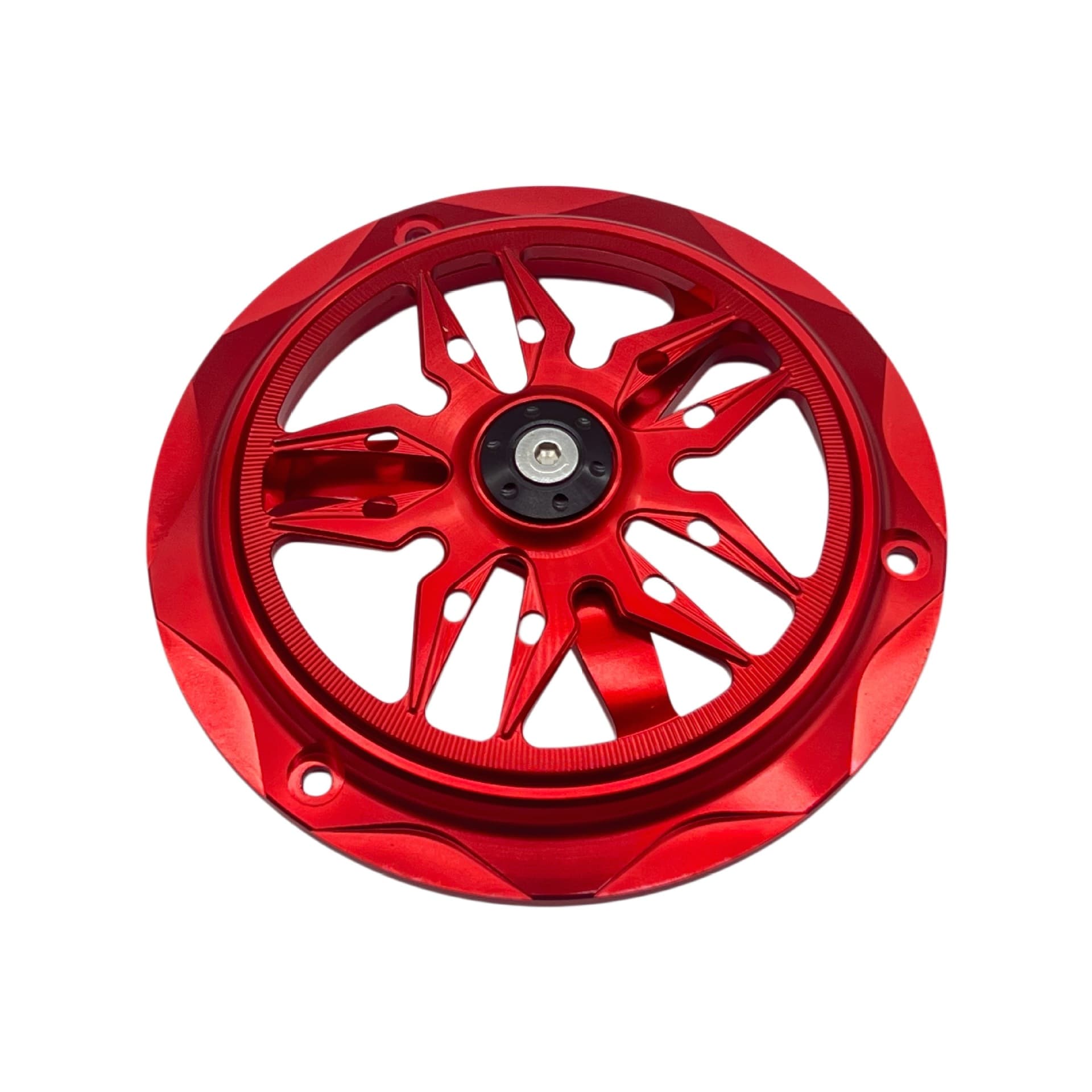 Motorcycle CNC aluminum alloy cooling fan cover water tank decorative rotating cover suitable for VESPA Spring Sprint 150