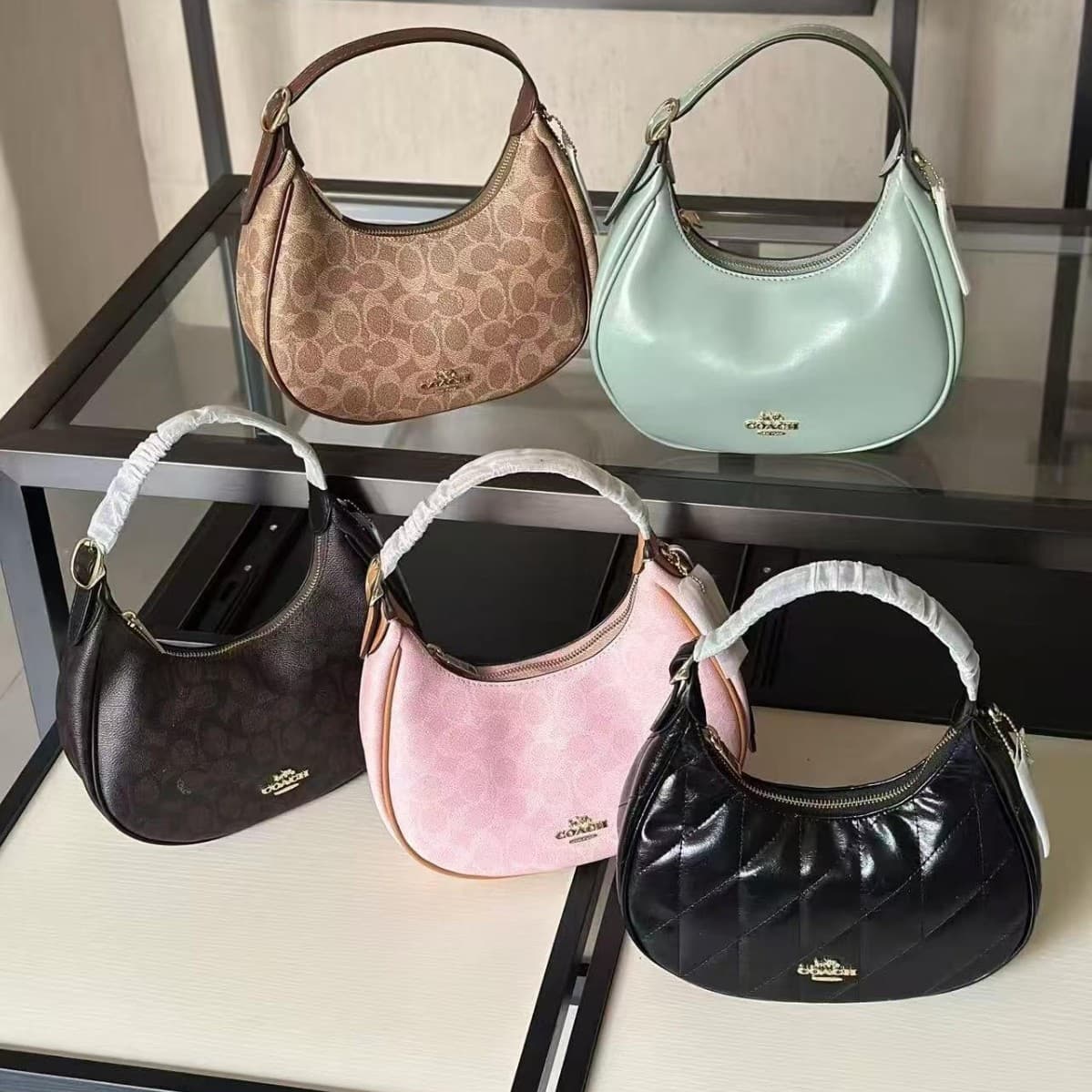 Aureko emily 23 classic shoulder bag armpit light luxury trendy brand commuter fashion crescent bag crossbody women's bag