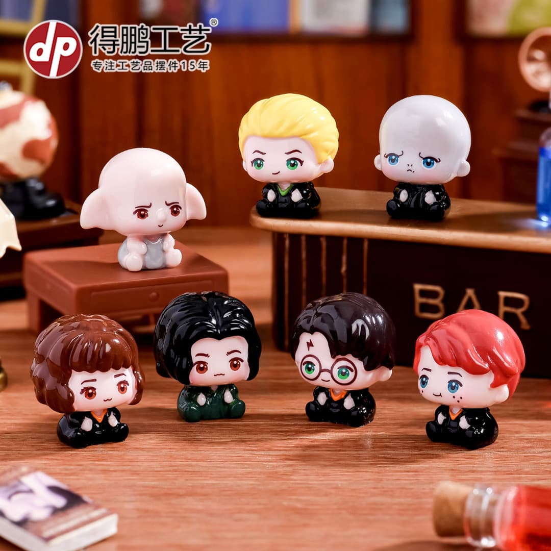 Micro Landscape Cartoon Characters Magic Academy Cute Dolls DIY Decorations Accessories Mini Desktop Ornaments