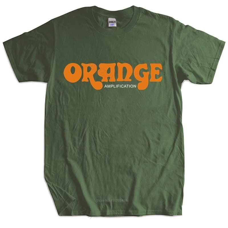 Men's Summer Cotton T-Shirt Loose Tops British Guitar
