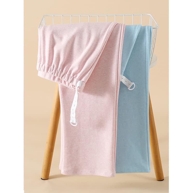 Maternity pajamas, adjustable maternal spring and autumn pants, maternity leggings, pregnancy loose, non-belly home long pants