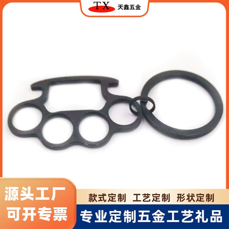 Factory direct sales metal ring keychain. Creative new metal keychain suitable for event small gift delivery.