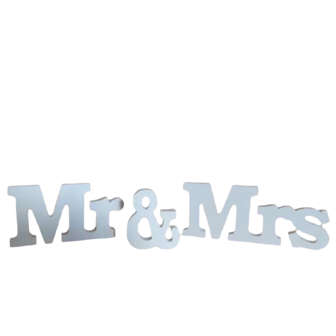 Mr & Mrs High-Quality Wooden Letter Wedding Decoration. Solid Wood Craft