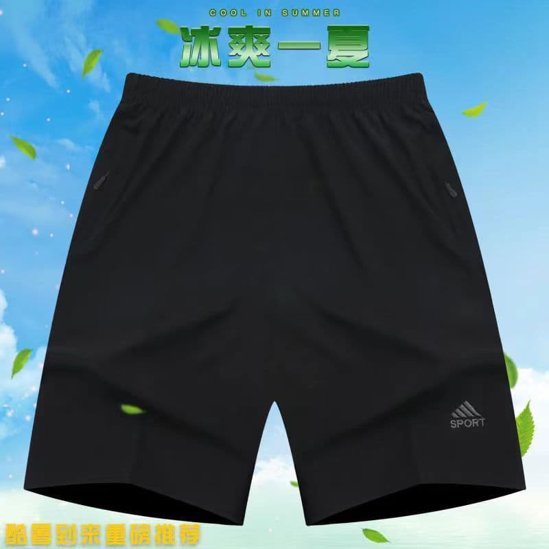 Breathable Men's 5/7 Inch Shorts Outdoor Beach Casual Sports Loose Fit Ice Feel Big Size