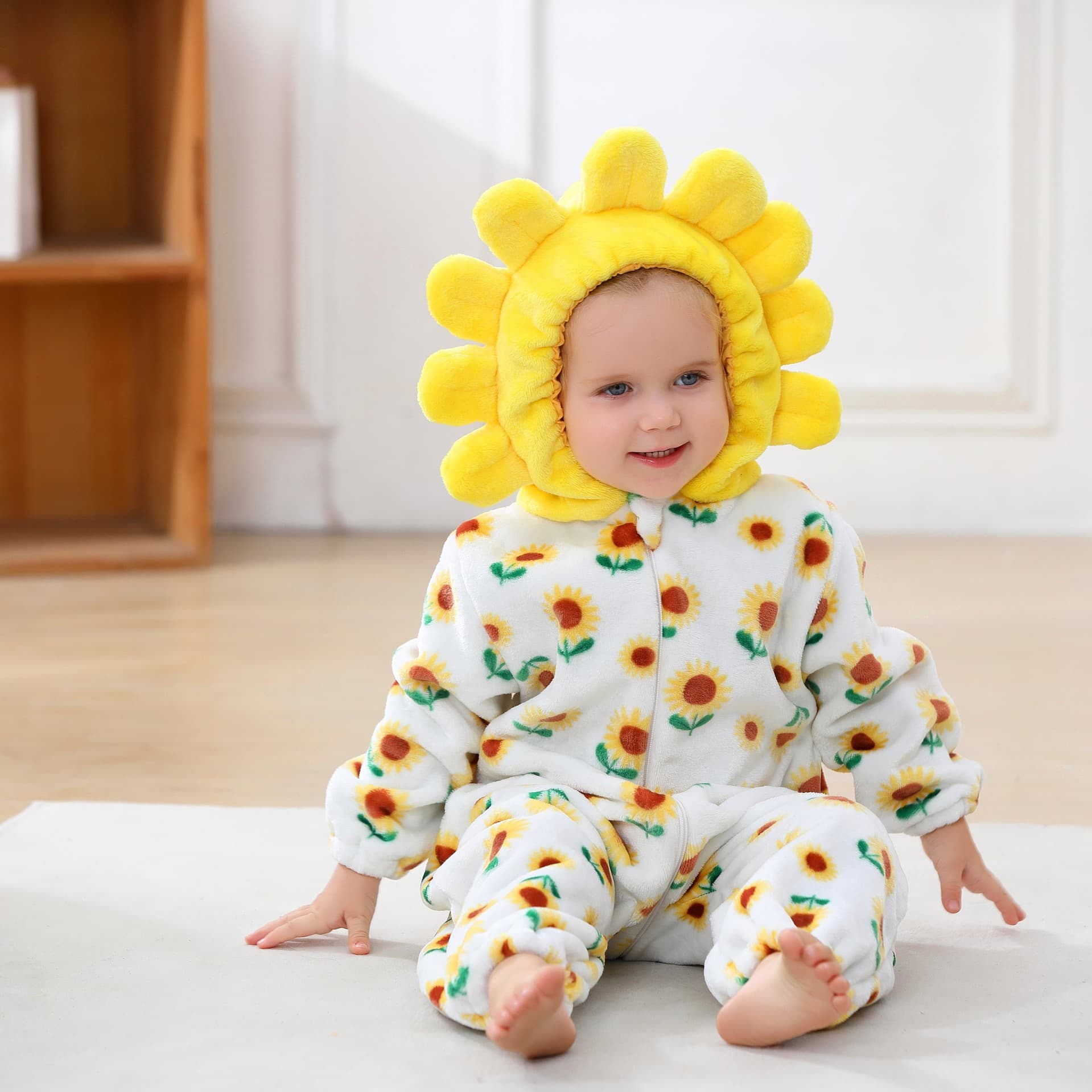 Michely Cross-Border Baby Cartoon Animal Romper Halloween Pumpkin Snowman Reindeer Onesie Crawling Suit