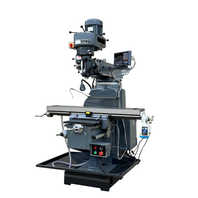 High-speed digital display Taiwan vertical MM5 turret milling machine, H5H turret milling machine, brand new copying 65 milling machine