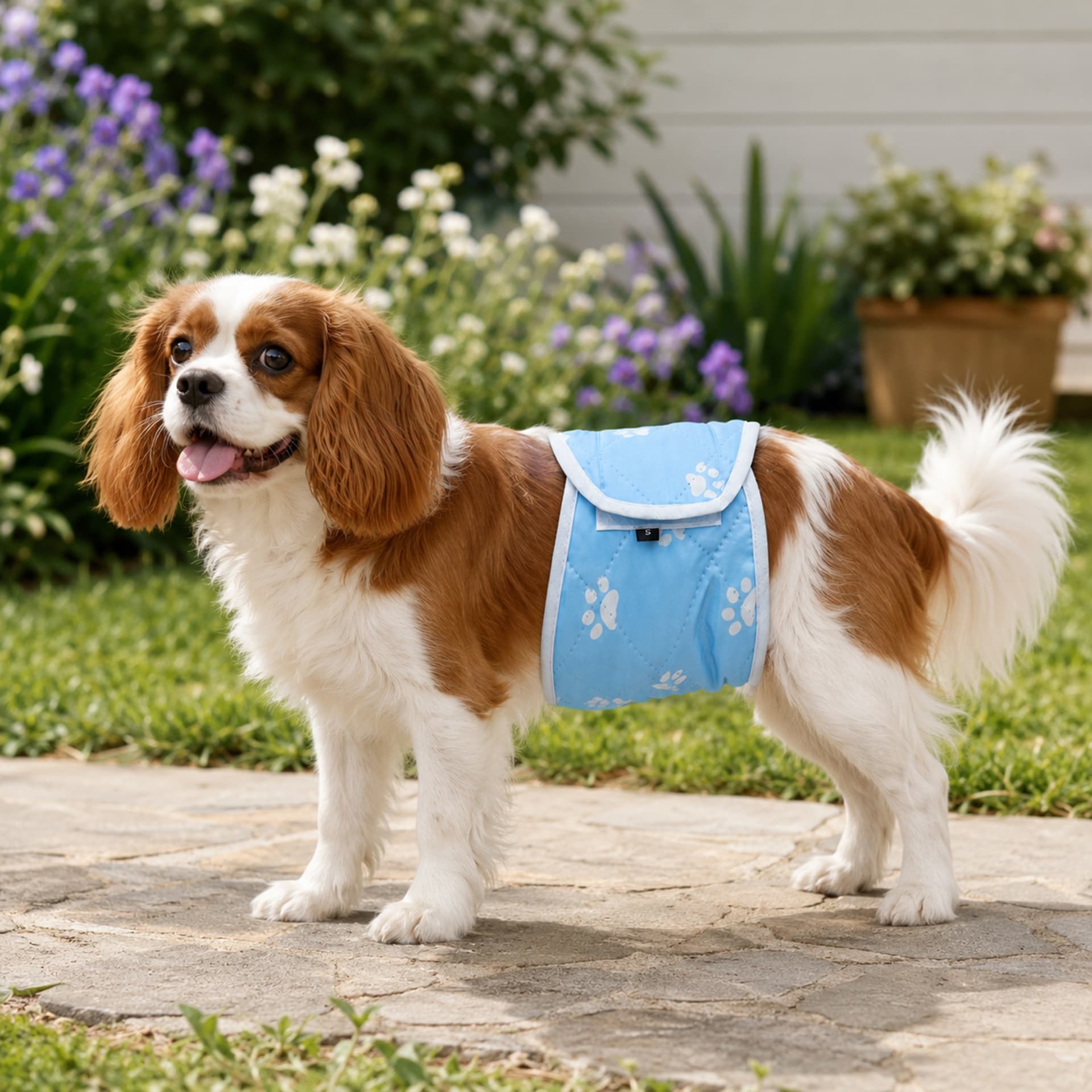 Adjustable Breathable Male Dog Diaper, Anti-Urination in Heat, Anti-Harassment Modesty Wrap, Potty Training Pants, Washable