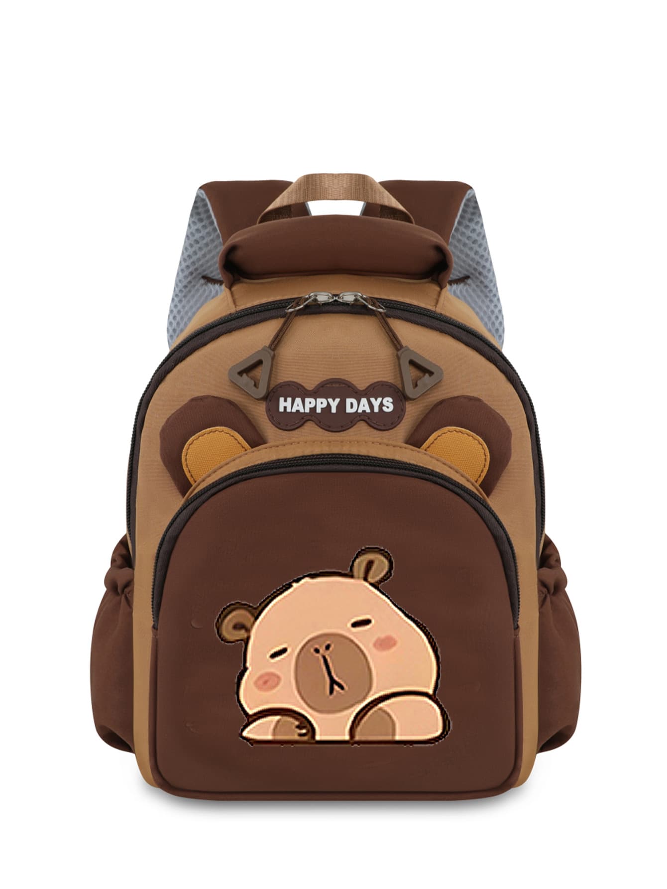 Kids Backpack for Boys and Girls Capybara Cartoon Kindergarten Water Repellent Schoolbag Lightweight Laptop Backpack