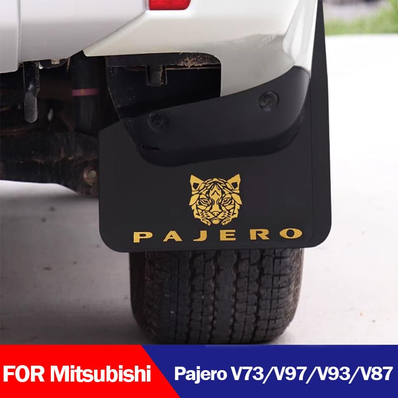 Suitable for Mitsubishi Pajero V73V87V93V97 Bobcat logo soft rubber accessories tire fender fender skin