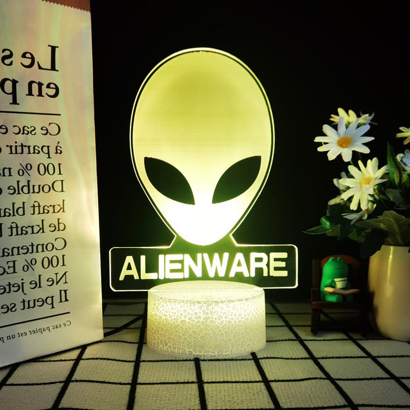 Cross-border 3D Creative Color-Changing Night Light for Gaming Room Xbox Decorative Game Over Light
