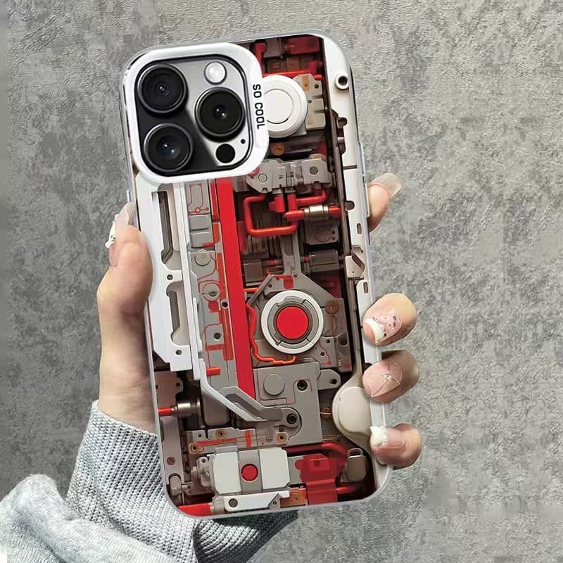 Cross-border Mechanical Device Case for iPhone 16 Pro Tech 15 Cool 14 Pro Apple 13 Premium